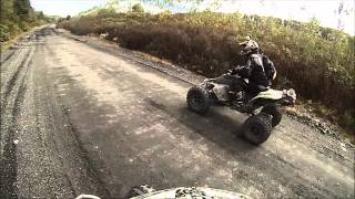 2012 YFZ 450R VS 1988 lt500 quadzilla both worked [upl. by Cavanaugh796]