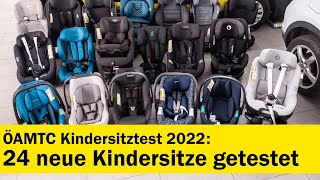 Kindersitztest Frühjahr 2022  ÖAMTC [upl. by Cos]