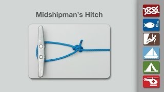 Midshipmans Hitch Knot  How to Tie the Midshipmans Hitch [upl. by Faith16]