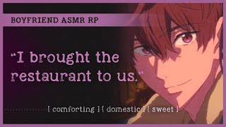 Boyfriend caters to your social anxiety ASMR RP M4A 🍽️ comforting domestic sweet [upl. by Natelson]