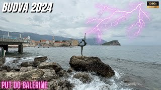 Posle Nevremena u Budvi prikazujemo put do Balerine i plaže i obilazak TQ Plaze budva [upl. by Allix]