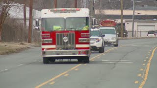 Crews continue to battle WinstonSalem fertilizer plant fire [upl. by Artep413]