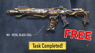 TIPS UNLOCK LEGENDARY M4  ROYAL BLACK SOUL IN GLOBAL [upl. by Gairc]