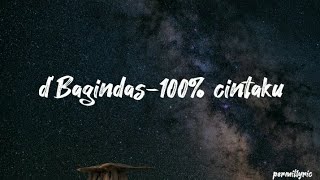 dBagindas100 cintakuLirik Lagu [upl. by Gilletta]