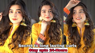 Secret To Long Lasting CurlsStay Upto 24Hours  Guaranteed Result  Shadi Season Special [upl. by Erskine]