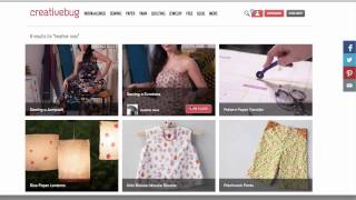 Review of Creativebug  online craft sewing and drawing classes [upl. by Lsil]