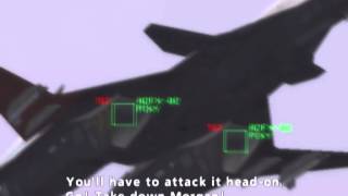 Ace Combat Zero ADF01 Falken Versus ADFX01 Morgan Ace [upl. by Chandal]