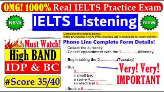 IELTS LISTENING PRACTICE TEST 2024 WITH ANSWERS  20082024 [upl. by Sanger992]