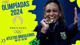 Olimpíadas 2024 Dia 10  Rebeca Andrade é Ouro Brasil Brilha em Paris [upl. by Nylisoj]