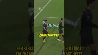 KEEPER PAKT PENALTY MET GEBROKEN HAND shorts [upl. by Enirhtac217]