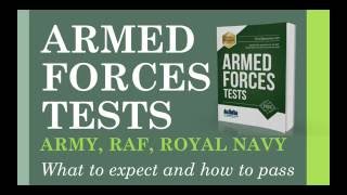 Armed Forces Tests how to prepare for the Army RAF and the Royal Navy tests [upl. by Niessuh950]