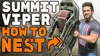 How to Nest your Summit Viper for Transport🤫🦌Pack up Your Summit Stand for Stealth Backpacking [upl. by Eedak]