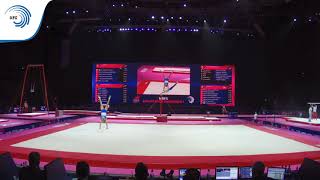 Neofytos KYRIAKOU CYP  2018 Artistic Gymnastics Europeans qualification floor [upl. by Daune]