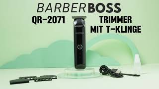 BarberBoss QR2071 Das ultimative Pflegeset für Männer mit 4 Führungskämmen [upl. by Erdna919]