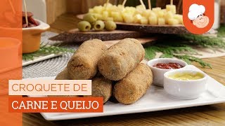 CROQUETE DE CARNE SECA E ABÓBORA CABOTIÁ O PETISCO QUE VAI CONQUISTAR O SEU PALADAR shorts [upl. by Anrahc]