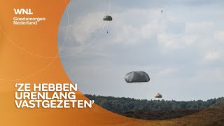 Parachutisten urenlang vast in hoge bomen na mislukte sprong [upl. by Enneyehs956]