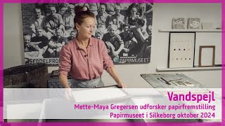 MetteMaya arbejder med papir [upl. by Lennaj]