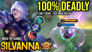 SILVANNA BEST BUILD 2024  BUILD TOP GLOBAL SILVANNA GAMEPLAY  MOBILE LEGENDS✓ [upl. by Shea]