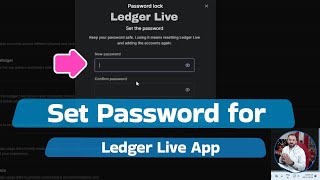 How to Setup Password for Ledger Live App [upl. by Tarazi233]