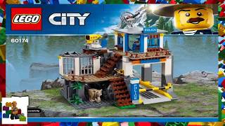 LEGO instructions  City  Mountain Police  60174  Mountain Police Headquarters Book 3 [upl. by Lledner]