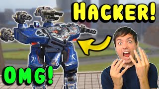 OMG HACKER Flying Leo War Robots Cheater Gameplay WR [upl. by Ludly333]