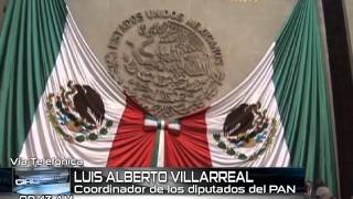 PorLaMañana Entrevista a Luis Alberto Villarrealcoordinador de los diputados del PAN [upl. by Nelyag]