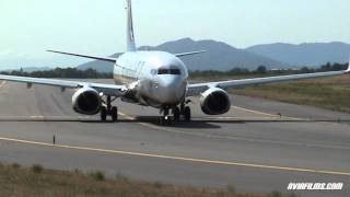 Plane Spotting airplane takeoff landing and taxi [upl. by Rycca]