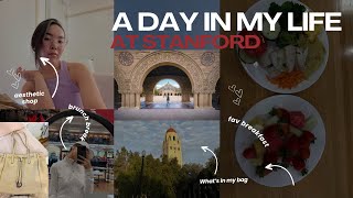 Stanford University dining Shopping studying Whats in my Bag [upl. by Telfer]