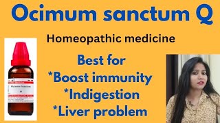 Ocimum sanctum Tulsi homeopathic medicine uses amp benefits  Best for immunity amp digestion problems [upl. by Kaltman223]