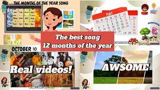 12 Months of the Year Song for Kids  Fun Learning with Monthly Activities [upl. by Secnarf]