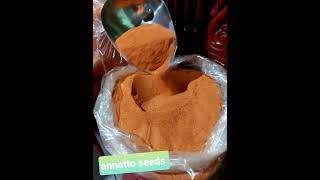 Annatto Seeds o achueteConverted into Powder Form Best ingredients in Gotong Baka [upl. by Aiak432]