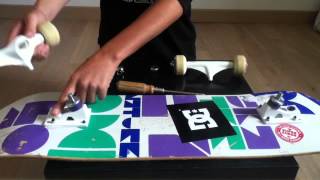 Monter une planche de skateboard  Construire un skate [upl. by Etiuqram]