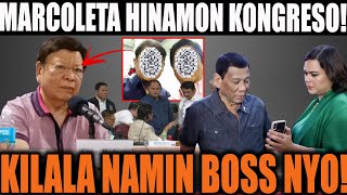 NANGHAMON NA CONG MARCOLETA L4GOT MGA KOMITI SENADO KONGRESO WALANG KATAPUSANG PAMUMULITIKA DUTERTE [upl. by Reeher399]