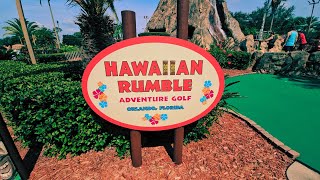 Hawaiian Rumble Mini Golf Orlando FL Kahuna Side  May 18 2024 minigolf [upl. by Aissatan134]