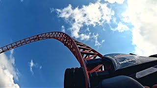 roller coaster ride  luna park train at Vialand İstanbul [upl. by Tesler]