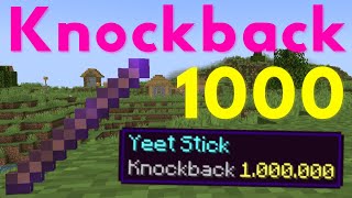 How To Get a KNOCKBACK 1000 STICK in Minecraft 121 [upl. by Terb60]