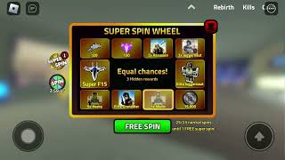 Roblox military tycoon super spin 2 [upl. by Englis]