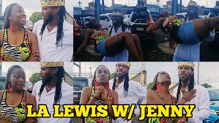 LA Lewis LINK UP Jenny Jenny amp Giving Away 200K at her Party at Port Royal Tomorrow [upl. by Jueta]