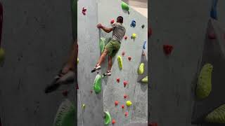 Coordination V56 with burly compression bouldering climbinggym [upl. by Auot]