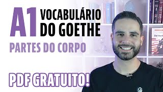 Vocabulário Básico de Alemão  Goethe A1  Tema quotKörperteilequot Partes do Corpo  AULA 08 [upl. by Eanal]