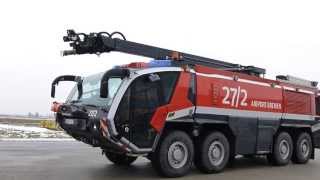 FLF Panther Rosenbauer Airport Bremen Fire Brigade Truck [upl. by Llerrit]