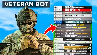 Playing EVERY Call of Duty But Against Veteran Bots [upl. by Anavoig]