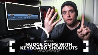 How to NUDGE CLIPS in PREMIERE PRO using KEYBOARD SHORTCUTS [upl. by Romano]