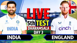 India vs England 5th Test  India vs England Live  IND vs ENG Live Score amp Commentary Session 2 [upl. by Reivilo]