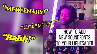 How to add FREE sound fonts to your pixel saber ⚔️😎🔥 [upl. by Yenitsed]