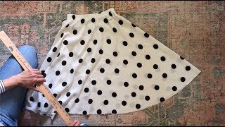 How to Level a Circle Skirt Hemline [upl. by Haily]