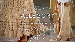 🔥ЛЕГЕНДАРНАЯ ЮБКА КРЮЧКОМ вяжем МАСТЕРКЛАСС 👌quotALLEGORYquot skirt TUTORIAL [upl. by Nnanerak476]