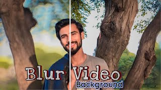 How To Blur Video Background  In one click by​⁠shawal278 [upl. by Innaig]