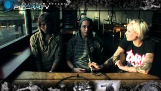 THE WORD ALIVE  Interview with Tyler quotTellequot Smith amp Zack Hansen  PitCamTV [upl. by Lamaaj]