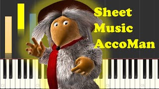 Wombles Theme Song Piano Sheet Music [upl. by Erb]